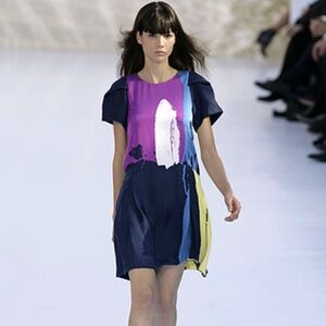 Chloe SS 2008 silk shift dress